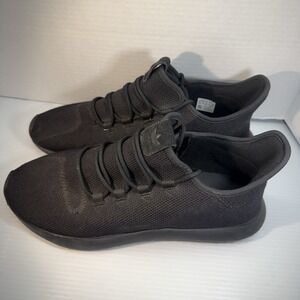 Adidas Mens Tubular Shadow Knit CQ0930 Black Running Shoes Sneakers Size 11.5